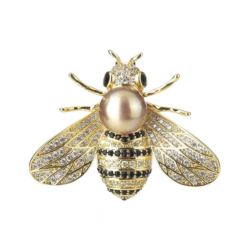 Animal Crystal Rhinestone Brooch – Zinc Alloy Fashion Pin