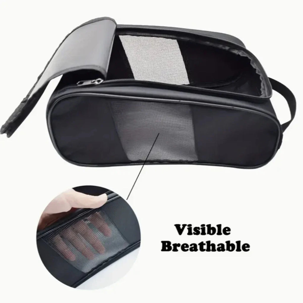Portable Golf Shoe Bag – Breathable Oxford Cloth Carrier