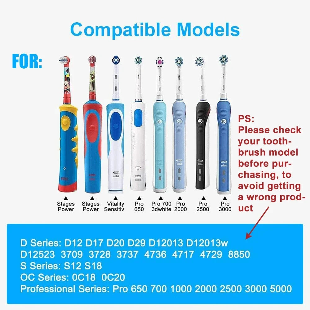 HOMEFISH Replacement Charger for Oral-B Electric Toothbrush
