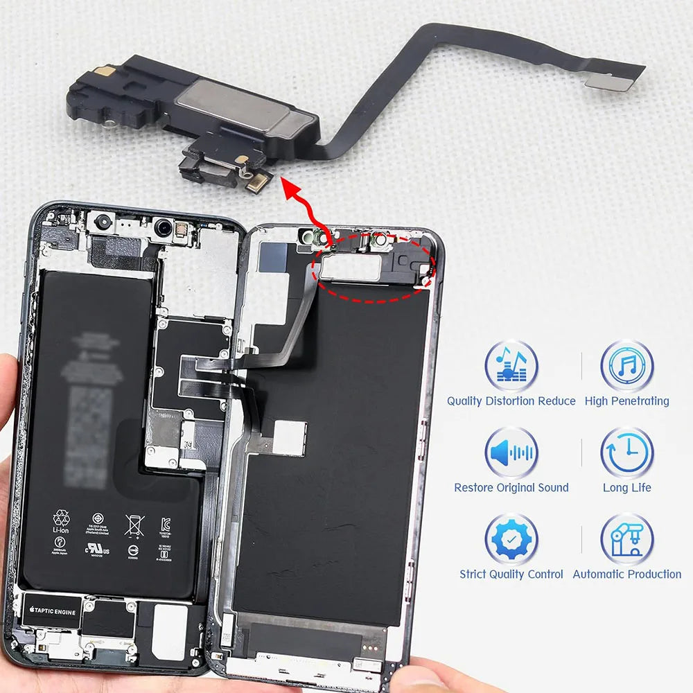 Ear Speaker & Front Camera Flex Cable – iPhone X to 12 Pro Max