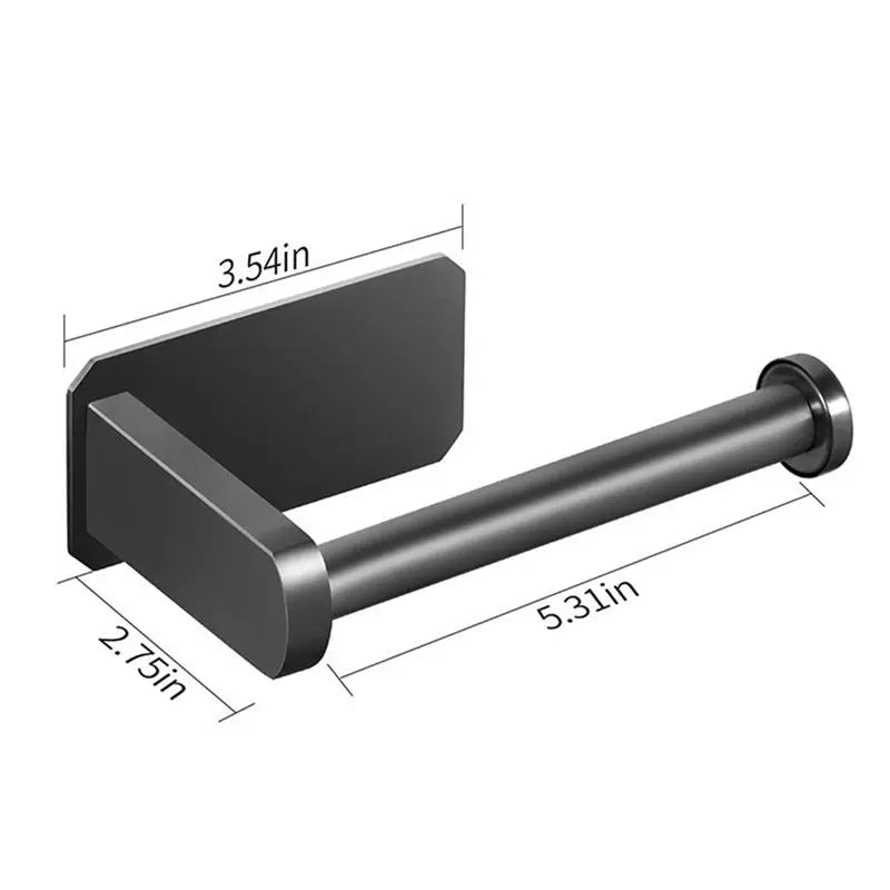 A36T-4X Toilet Paper Holder Self Adhesive Kitchen Washroom Roll No