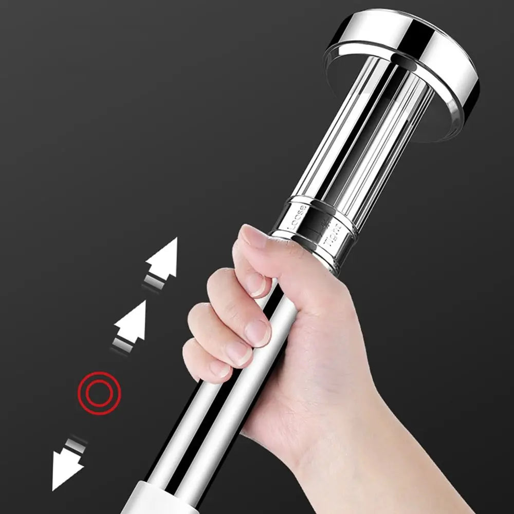 Adjustable Tension Curtain Rod Stainless Steel No-Drill 35–80cm