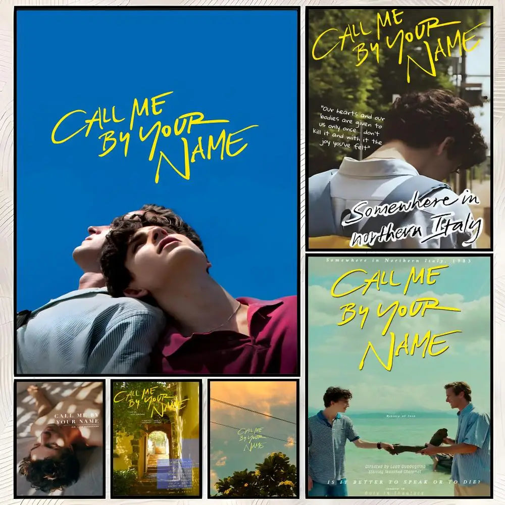 Call Me by Your Name Movie Poster – HD Self-Stick PVC Wall Art