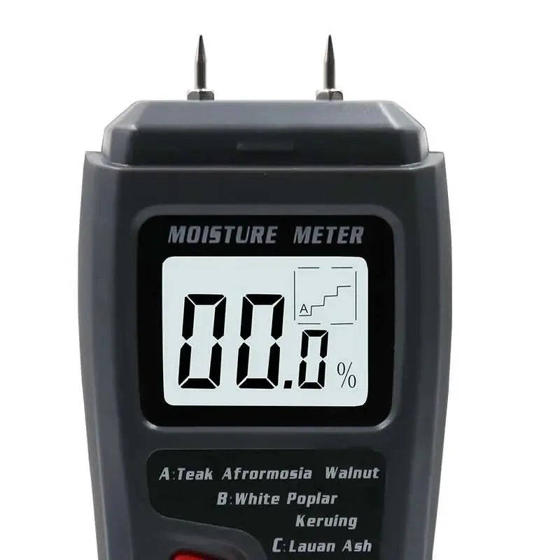 EMT01 Digital Wood Moisture Meter | 0–99.9% LCD Humidity Tester