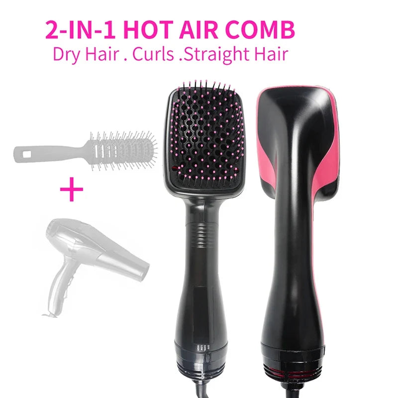 One-Step Hot Air Brush Hair Dryer – Ionic Styling Tool