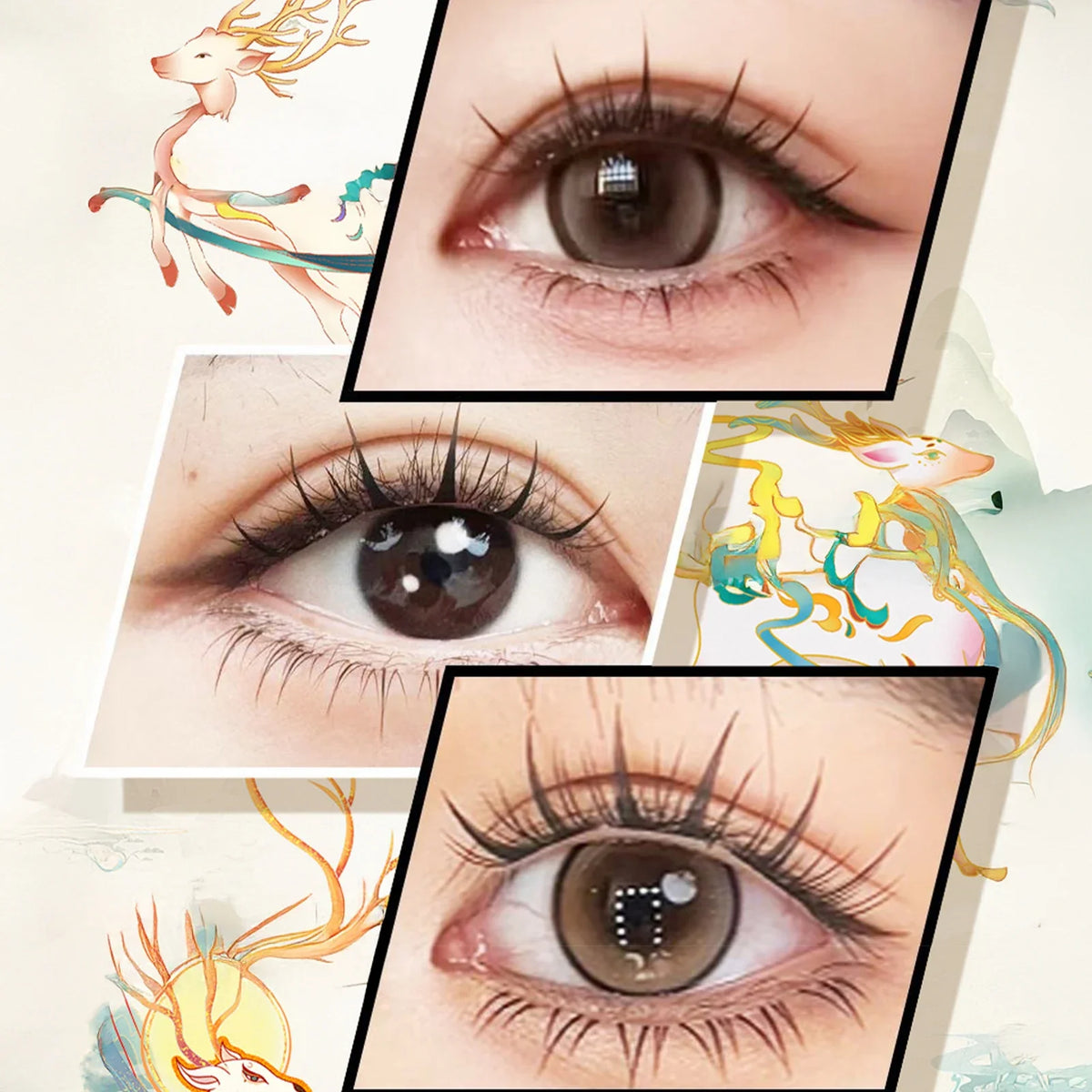 Glue-Free Self-Adhesive Cluster Lashes | Wispy 7–13mm Extensions