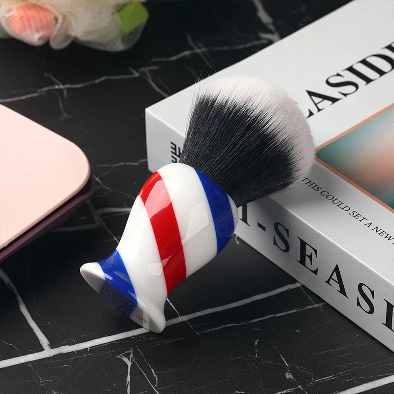 2026 Yaqi Monster Barber Pole Shaving Brush Colorful Bristle Men's