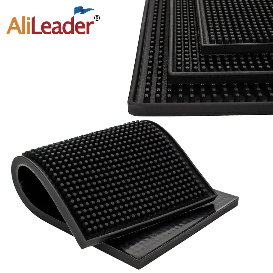 Rubber Non-Slip Barber Salon Mat – Tool Organizer Pad