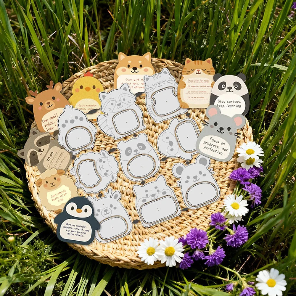 Animal Carbon Steel Cutting Dies – DIY Scrapbooking Stencils