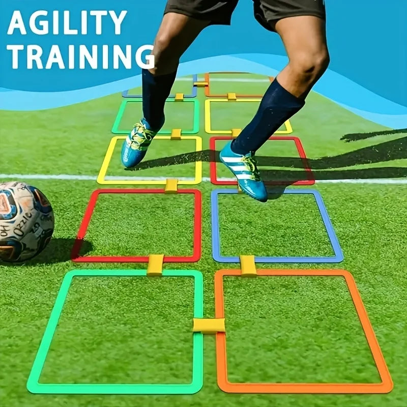 Outdoor Kids Funny Physical Training Sport Toys Lattice Jump Ring