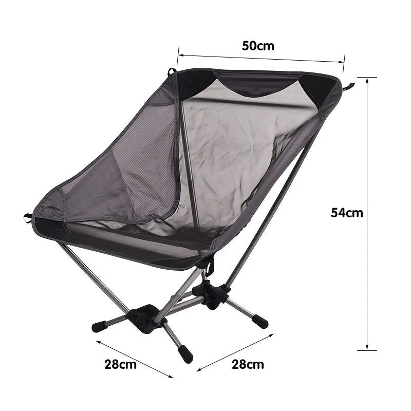 Ultralight Aluminum Mesh Folding Chair – Camping & Beach