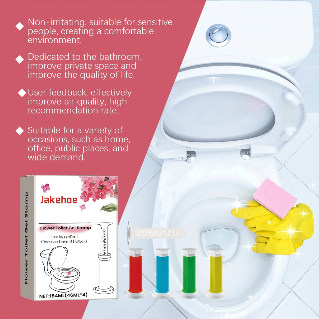 JAKEHOE Toilet Bowl Cleaning Gel – Odor Remover & Stain Fighter