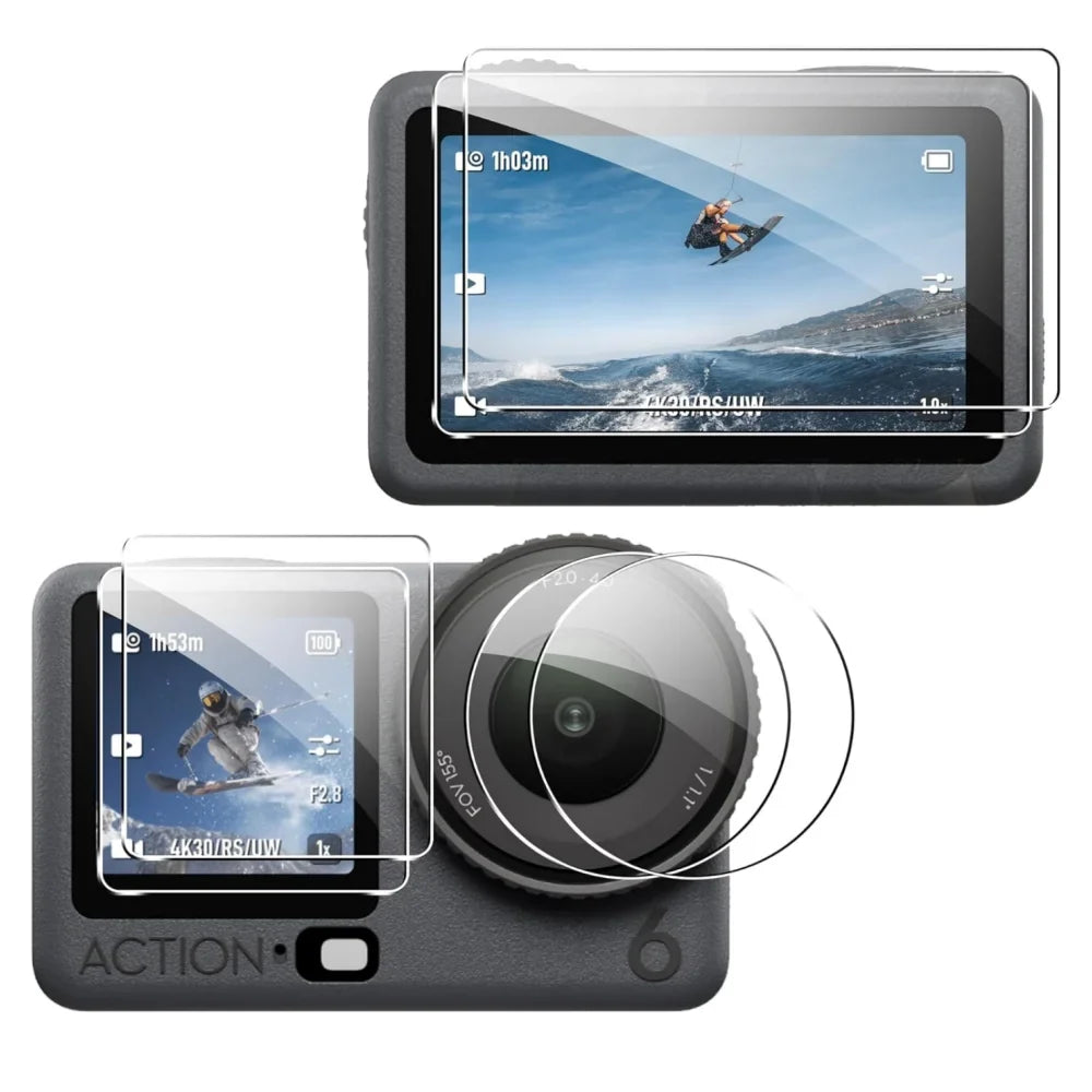 VeFly 9H Tempered Glass Screen Protector – DJI Osmo Action 6