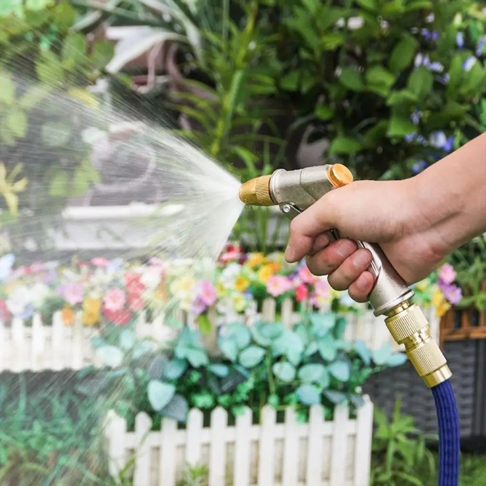 7-Mode Aluminum Alloy High-Pressure Garden Hose Spray Nozzle