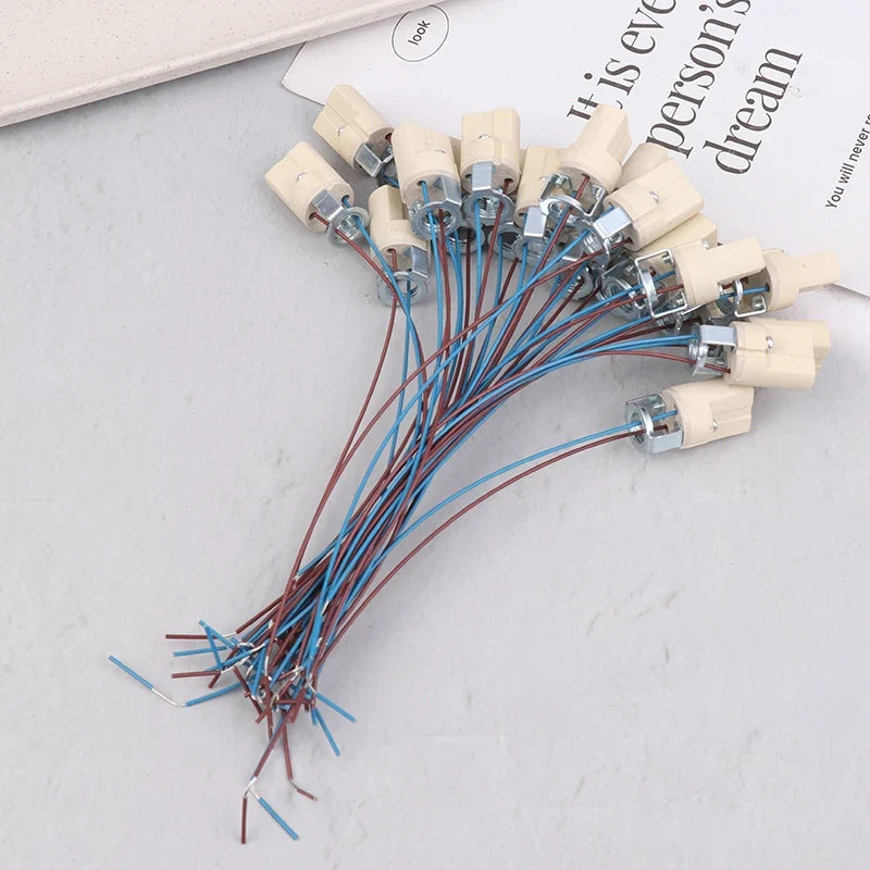 G9 Ceramic Lamp Base Socket for LED & Halogen Bulbs 10/20 Pack