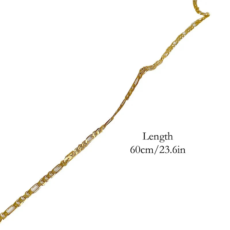 3D Nail Chain Charms Gold Silver Alloy Punk Nail Art Jewelry