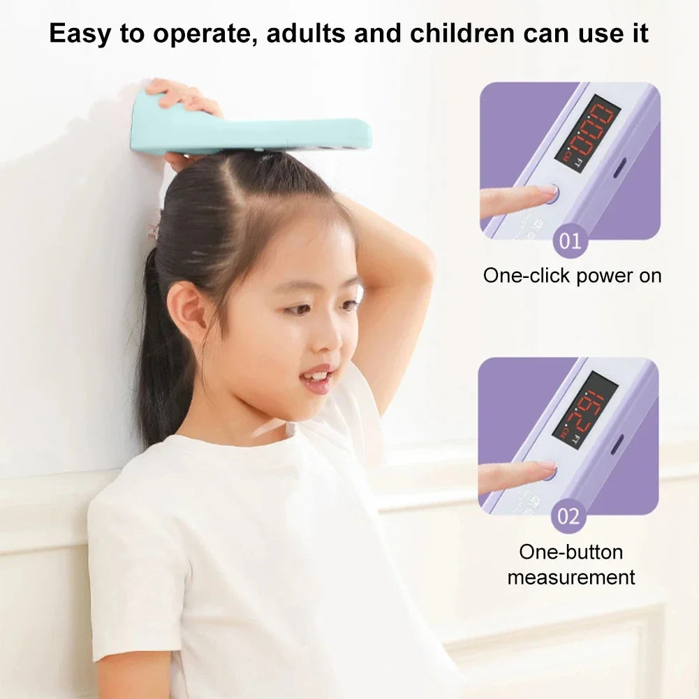 Ultrasonic Digital Height Measuring Ruler – Portable & Accurate