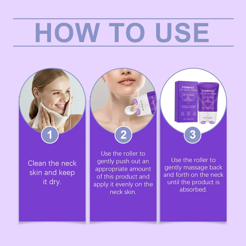 Jaysuing Neck Firming Roller Cream – Anti-Wrinkle & Lifting