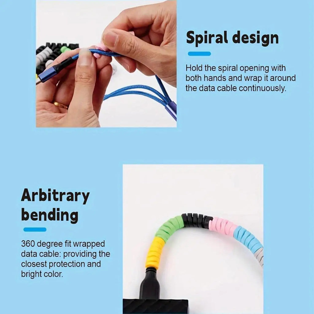 Data Cable Wired Earphone Silicone Protective Case Mobile Phone