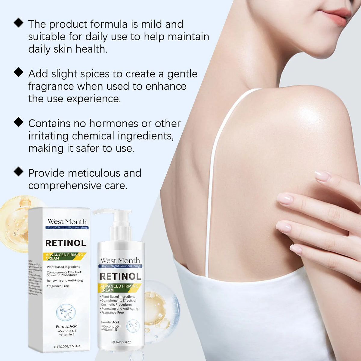Retinol Body Firming Cream – Collagen, Elasticity & Hydration