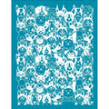 Dog Pattern Clay Silk Screen Stencil – 4×5" Reusable Mesh