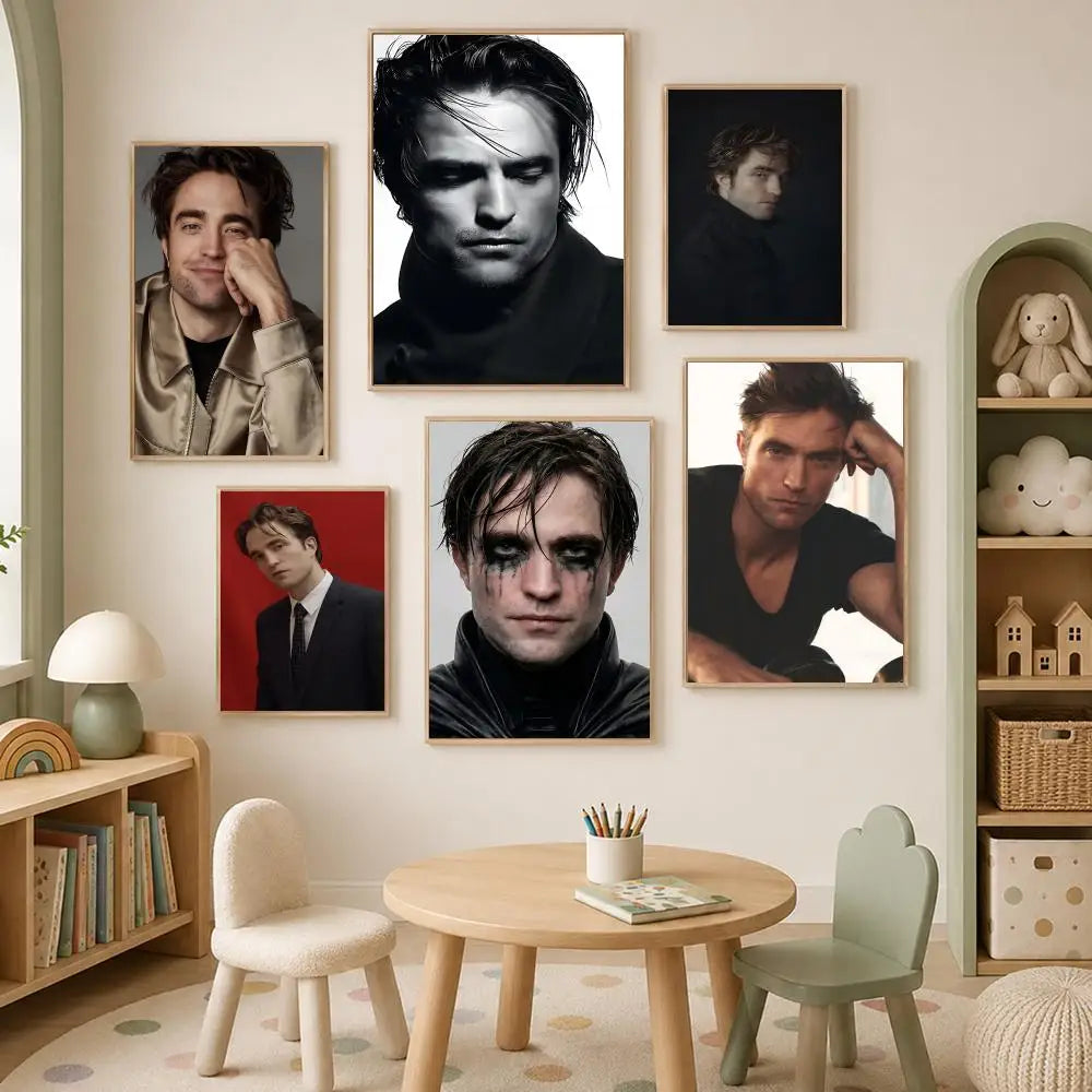 Robert Pattinson HD Wall Art Poster – Self-Stick Waterproof