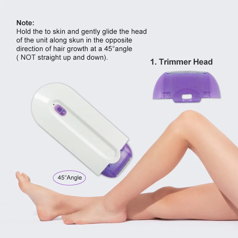 2-in-1 Women's Facial & Body Hair Removal Trimmer