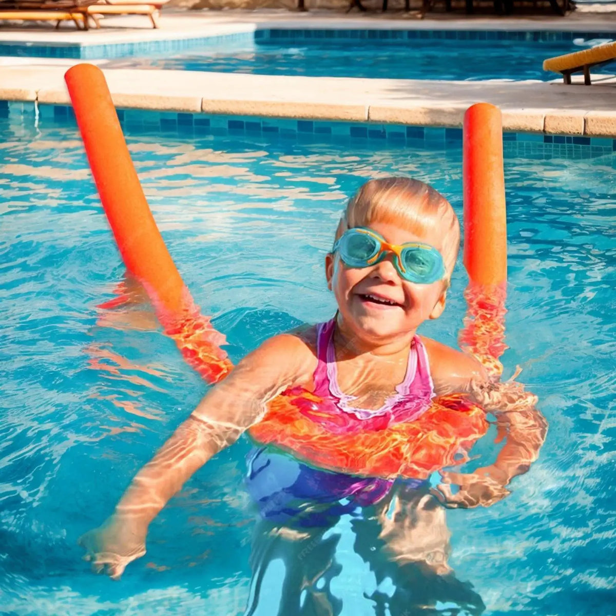 Swim Noodles Floating Swimming Stick Pearl Cotton Sports Exercise Aid