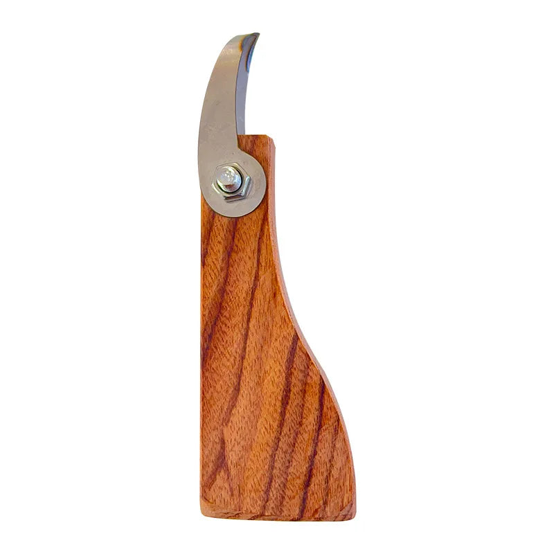 Wooden File Handle with Brass Collet Chuck for Needle Files