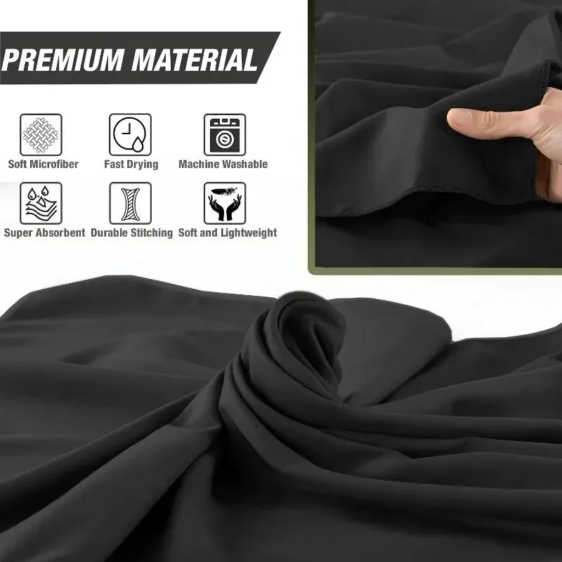 Quick-Dry Microfiber Towel Set – Lightweight Beach & Travel