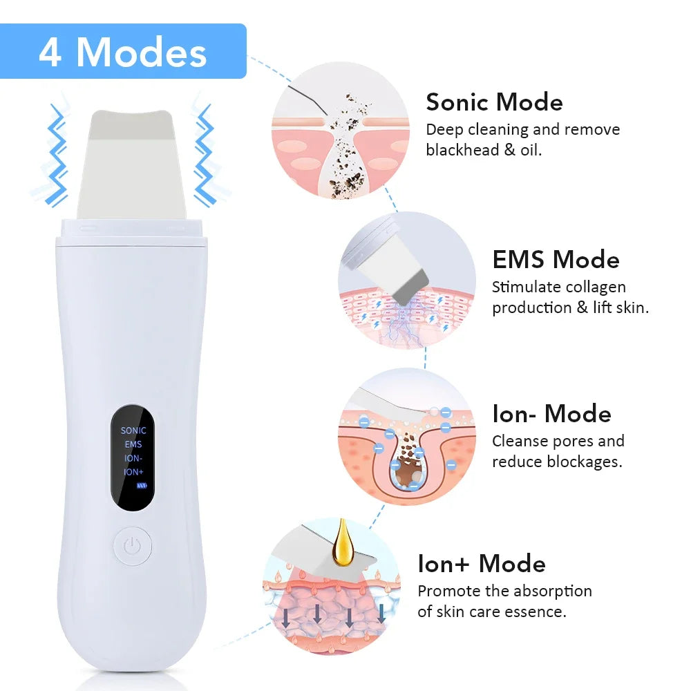 Ultrasonic Skin Scrubber – Blackhead & Deep Pore Cleaner