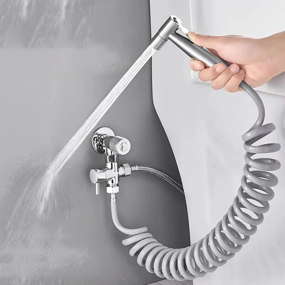 Flexible Spring Shower Hose | Bidet Sprayer Pipe 1.5M–5M