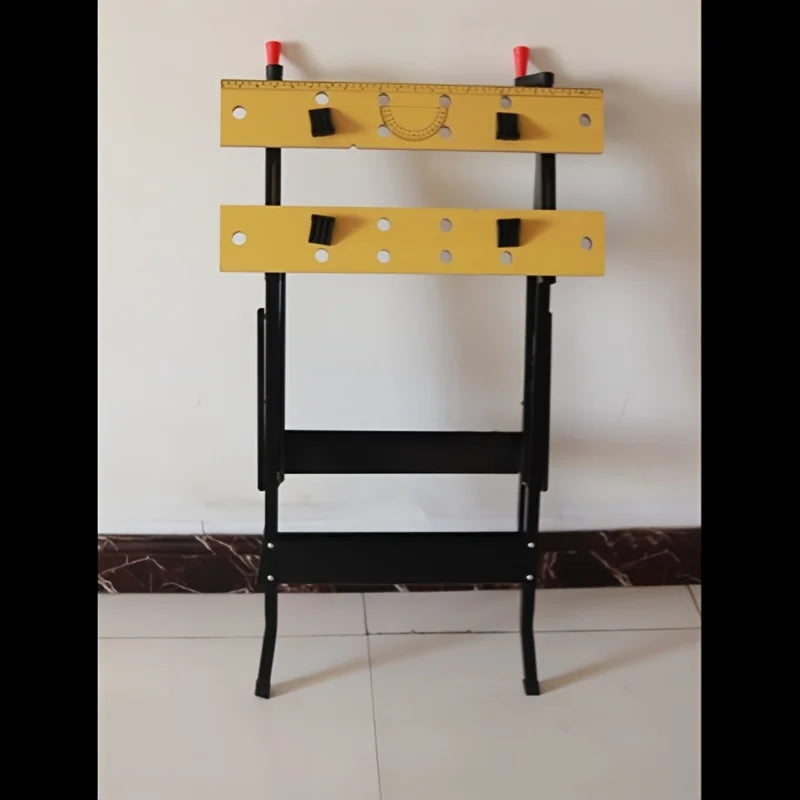 Adjustable Hardwood Workbench – DIY Workshop & Home Work Table