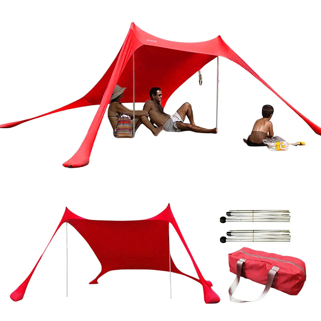 Portable Beach Canopy Sun Shade UV Protection & Storage Bag