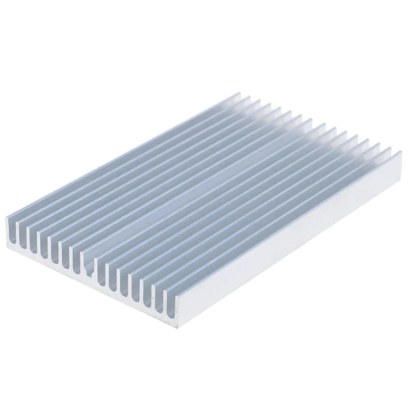 Aluminum Heatsink 100×60×10mm for IC, LED & Transistor Cooling
