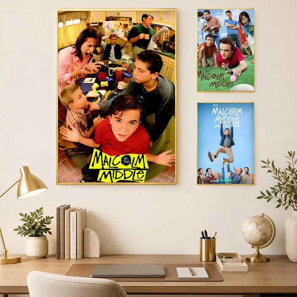 Malcolm in the Middle Poster – Self-Stick HD Waterproof Wall Art