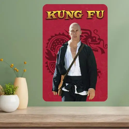 Kung Fu Classic TV Show Metal Poster Sign | Retro Wall Art