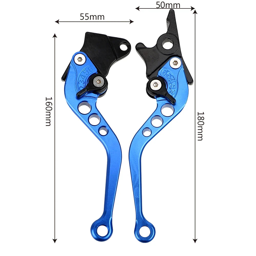 CNC Aluminum Motorcycle Brake & Clutch Levers – Universal 22mm