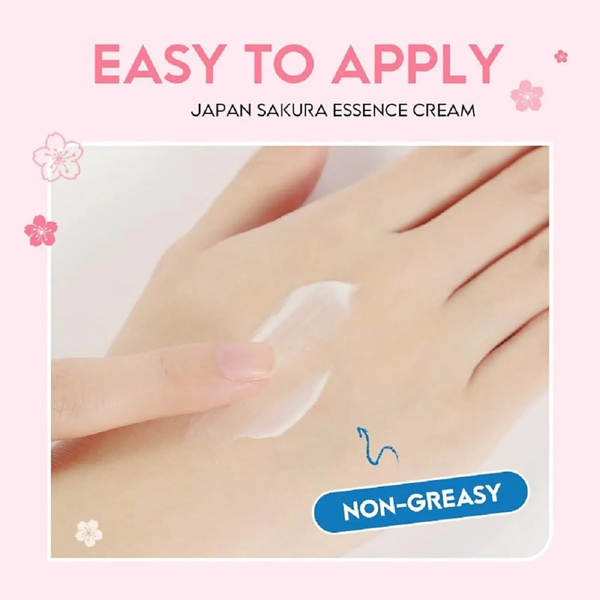 Japan Sakura Essence Cream Tone Up Hyaluronic Acid