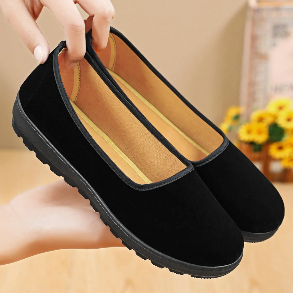 Women's Beijing Canvas Loafers – Soft Sole Anti-Slip Flats