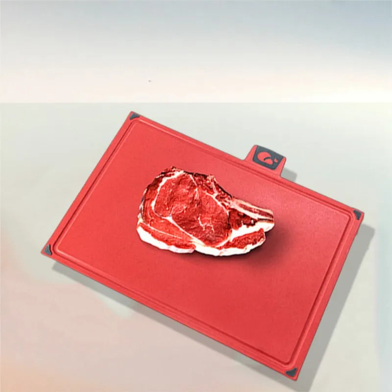 5-Piece Food Grade Cutting Board Set | Color-Coded with Stand