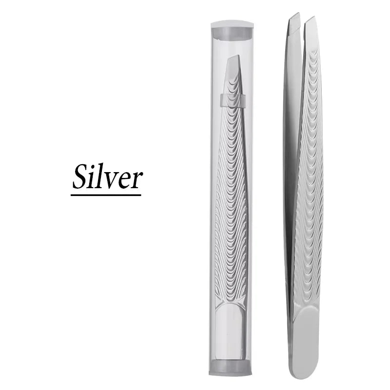 Professional Stainless Steel Tweezers – Eyebrow & Lash Tool