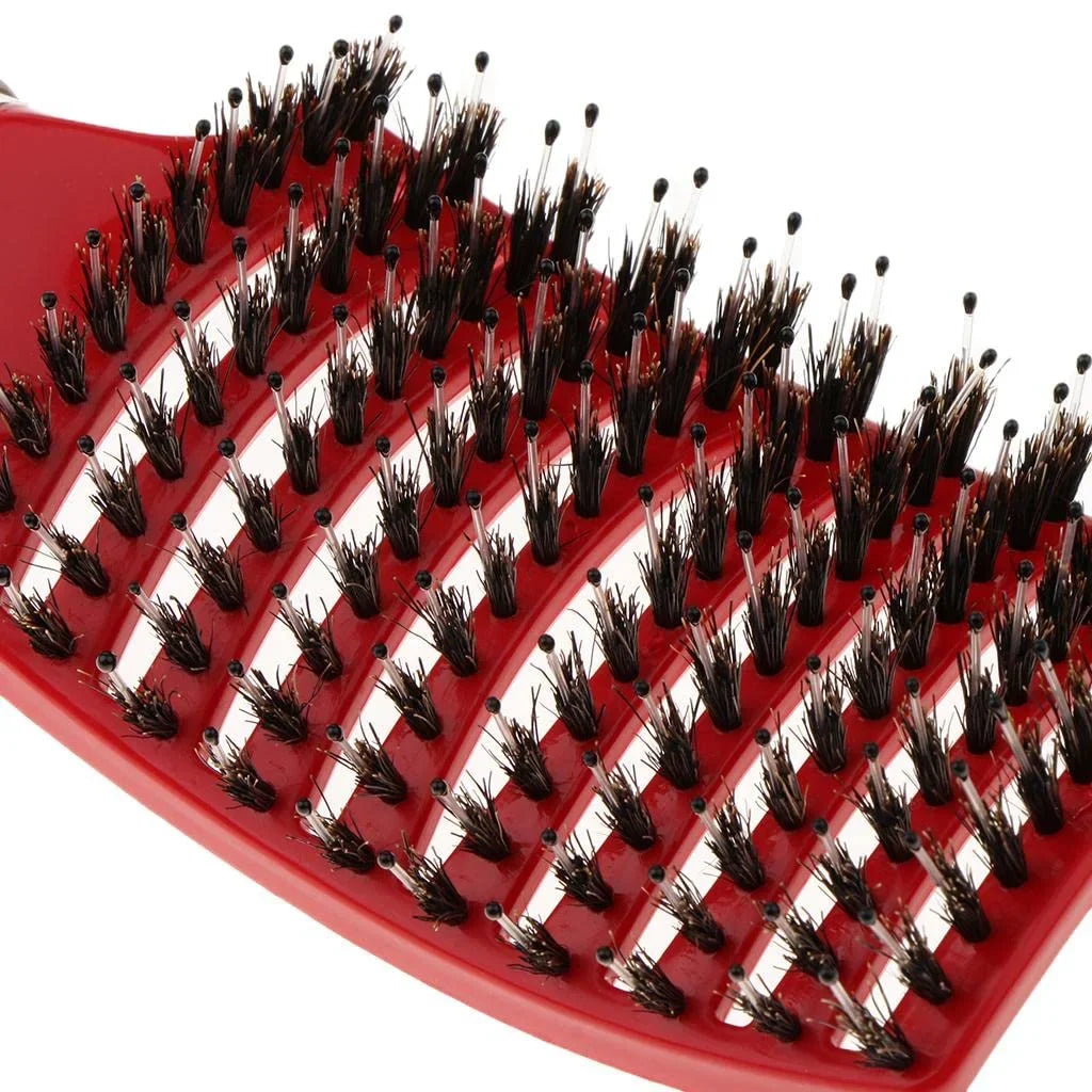 Nylon Bristle Massage Comb for Wet & Curly Hair Styling