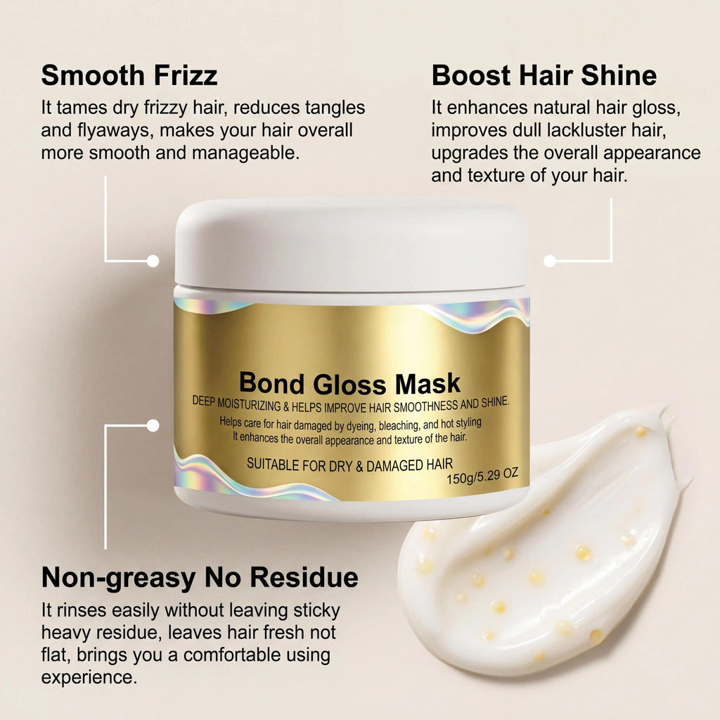 Bond Gloss Deep Conditioning Hair Mask – Keratin & Vitamin E