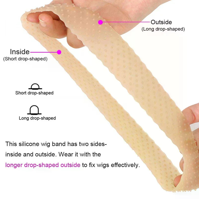 Silicone Wig Grip Band – Non-Slip Sweatproof Headband