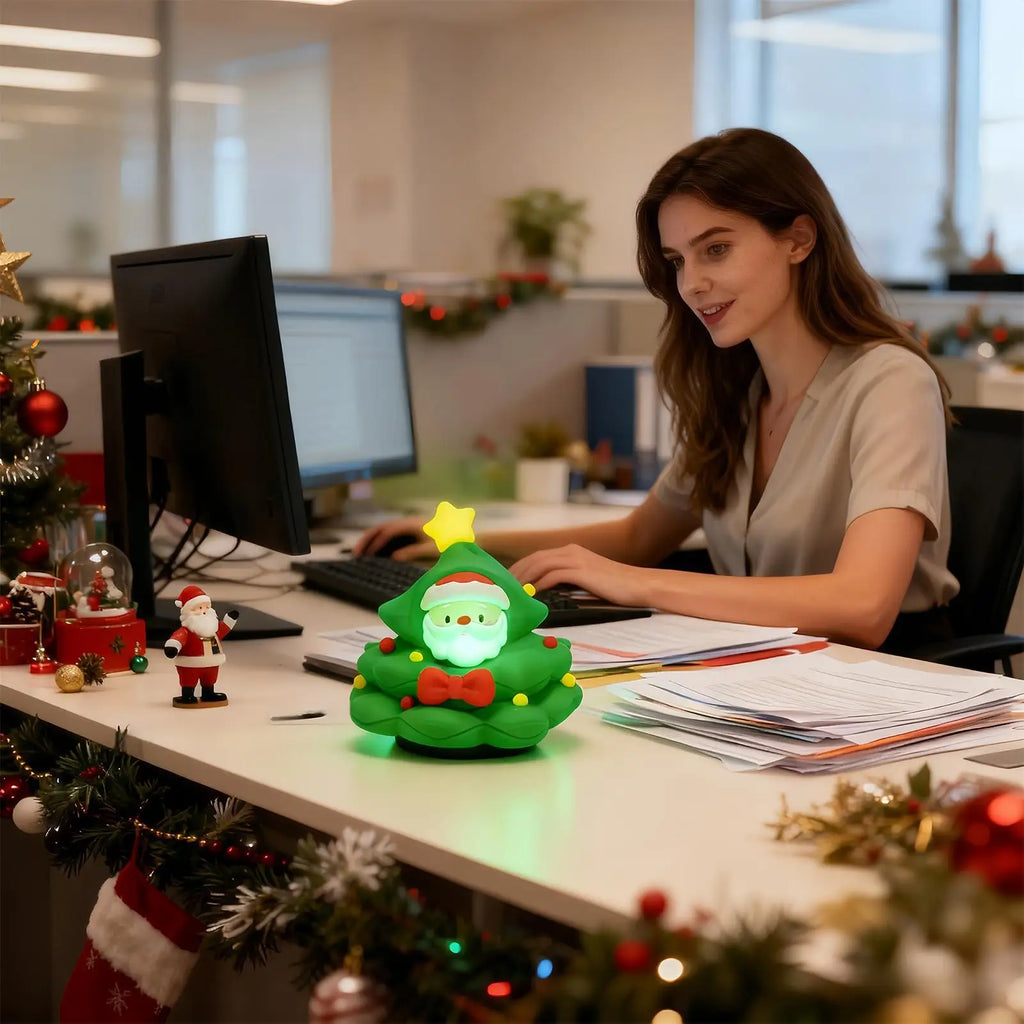 Santa Touch Control Rechargeable Christmas Table Lamp