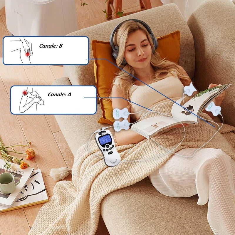 Portable Muscle Massager – 8 Modes & 15 Intensity Levels
