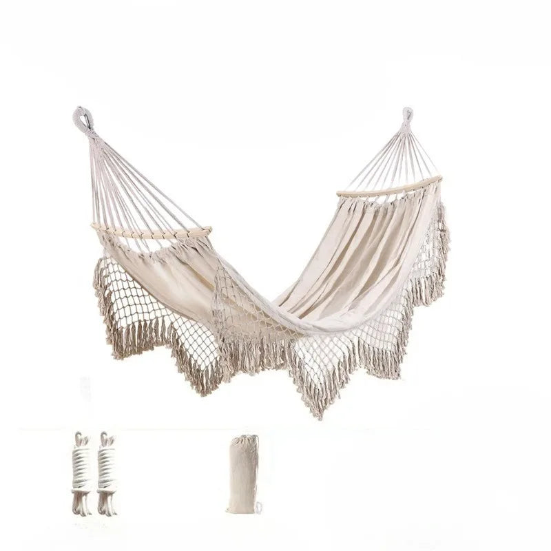 Indoor Outdoor Tent Swing Chair – Cotton Hammock Seat