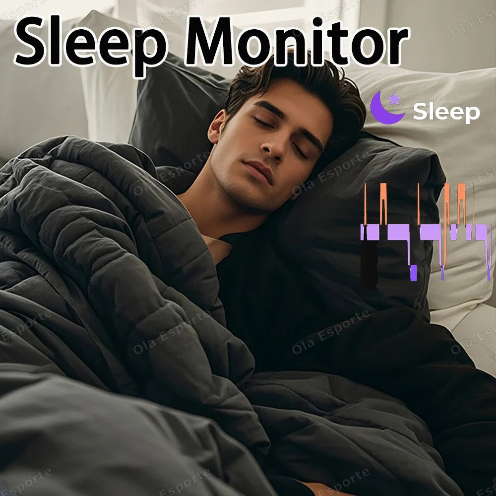2026 Smart Ring Heart Rate Blood Pressure Sleep Monitoring Motion