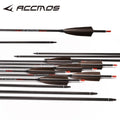 ACCMOS 6 Pure Carbon Arrows ID6 Spine 250 300 350 400 500 600 700 800